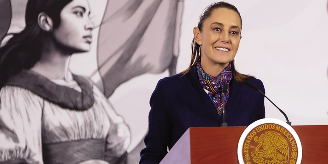 La jefa del ejecutivo, ayer, en conferencia de prensa.