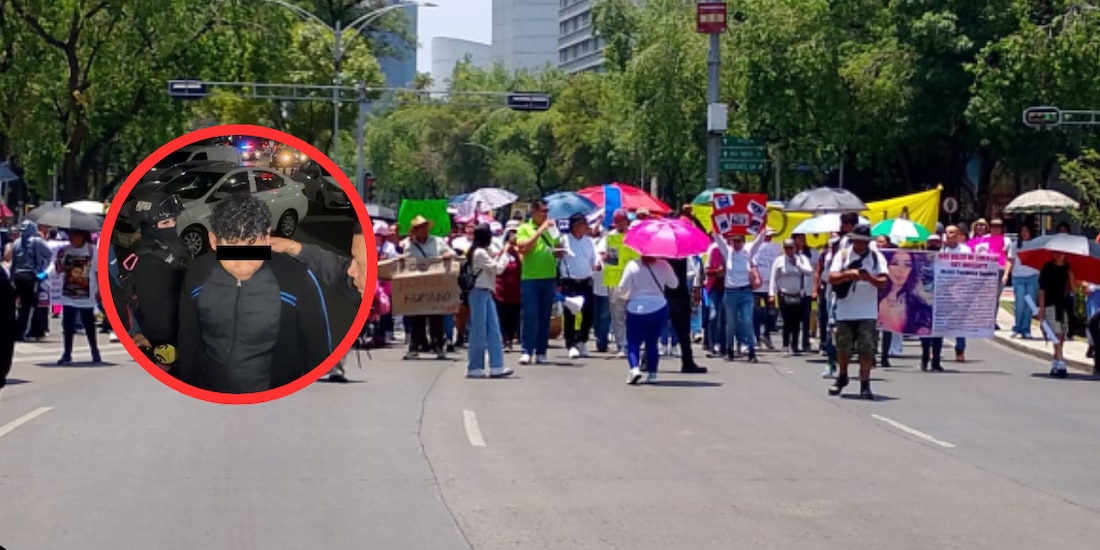 Familiares de Juan Jesús “N” marchan en CDMX