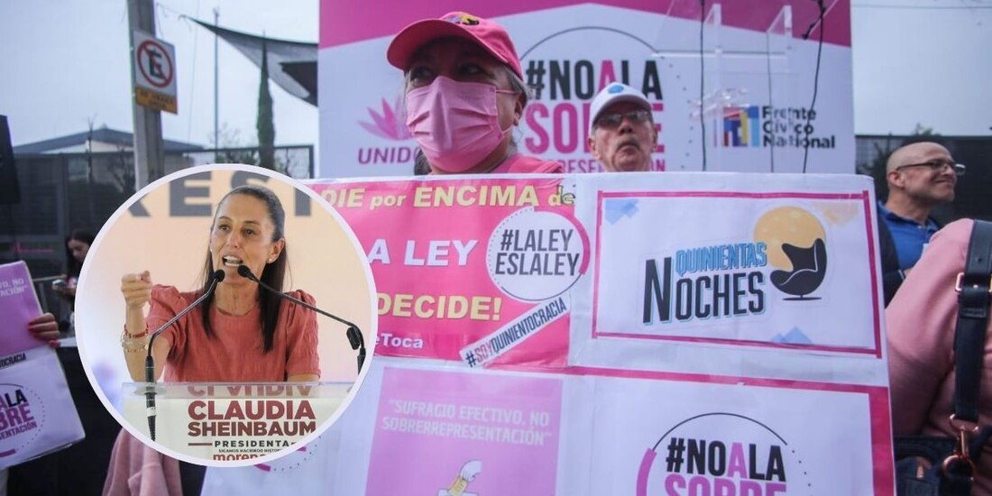 Claudia Sheinbaum afirma que no existe representación, y que curules están asignados conforme a las reglas.