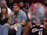 Taylor Swift ‘se avergüenza’ de Travis Kelce en partido de la NBA