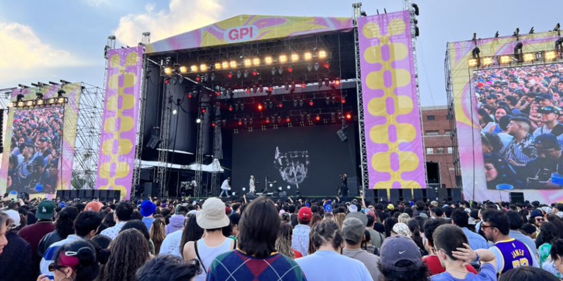 El escenario GPI, deonde estedomigo se desarolla el 2do. día del AXE Ceremonia 2023