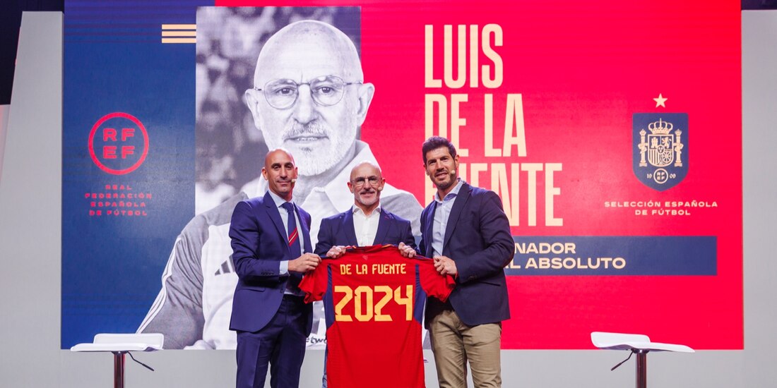 Luis de la Fuente en el nombramiento como nuevo técnico de la Selección Española.