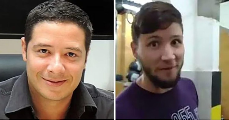 Walter Jacob (izq.) y Yoswal Alexander (der.), hijastros de Nicolás Maduro; se desconocen fotos de Yosser Daniel.