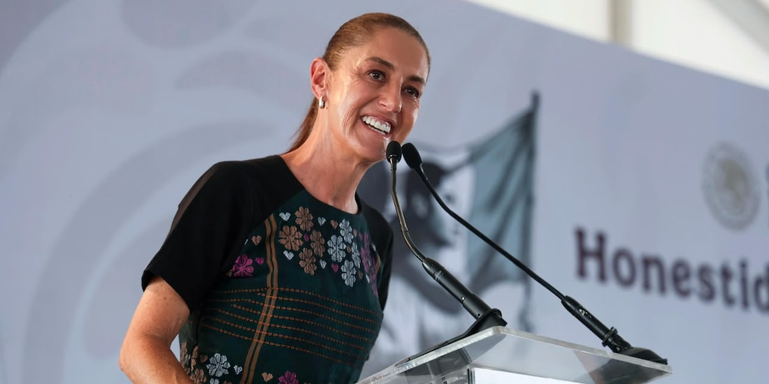 La Presidenta Claudia Sheinbaum Pardo durante su visita a Culiacán, Sinaloa, el 20 de septiembre de 2026.