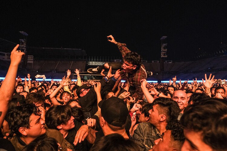 Así estuvo el ambiente con Turnstile.