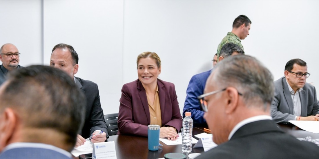 En la reunión donde estuvo Maru Campos.