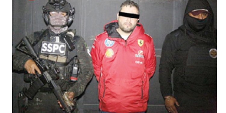 El alcalde morenista, tras su captura el pasado jueves por autoridades federales.