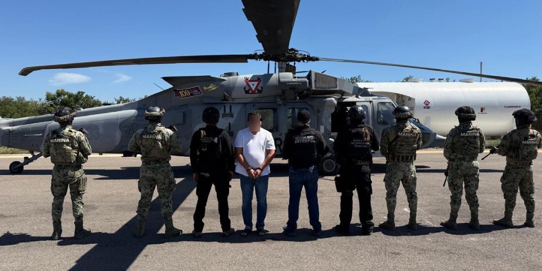 Marina detiene a ‘El Jardinero’ en Nayarit.