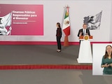 El Secretario de Hacienda esta mañana en Palacio Nacional junto a CSP.