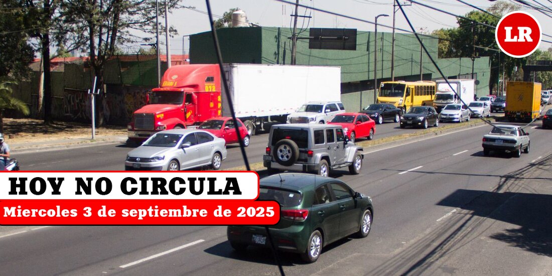 Así aplica el Hoy No Circula este miércoles 3 de septiembre de 2025.