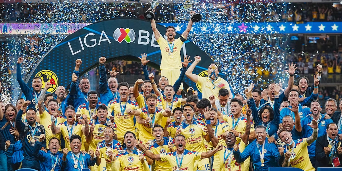 El América fue el más reciente bicampeón en la Liga MX.