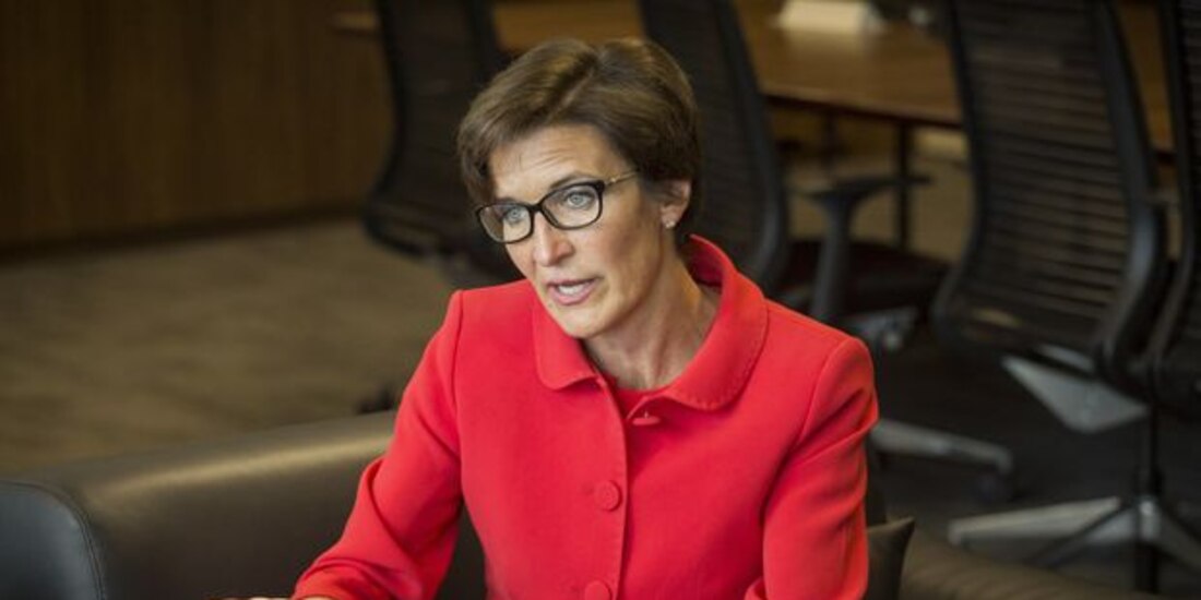 Es la primera mujer al frente de un banco internacional