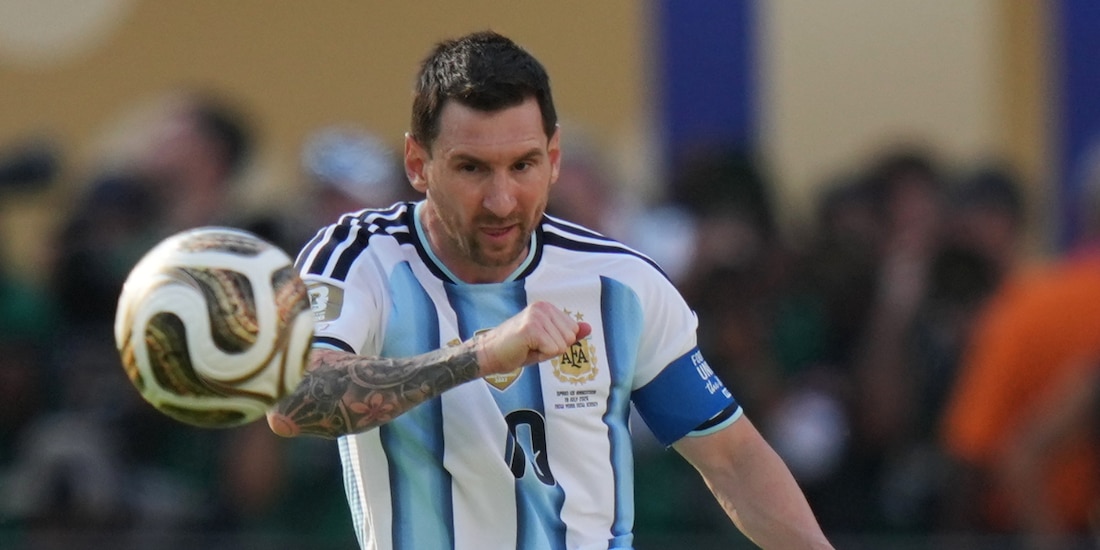 Lionel Messi, en acción durante la final del Mundial 2026 entre Argentina y España.