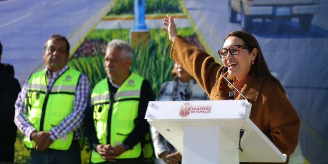 Ecatepec arranca el Programa Camellones Seguros en 19 vialidades.