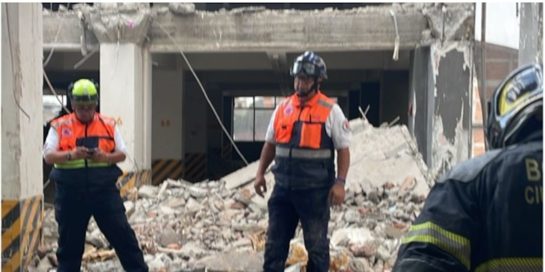 Incidente se registró pasando el mediodía de este lunes.