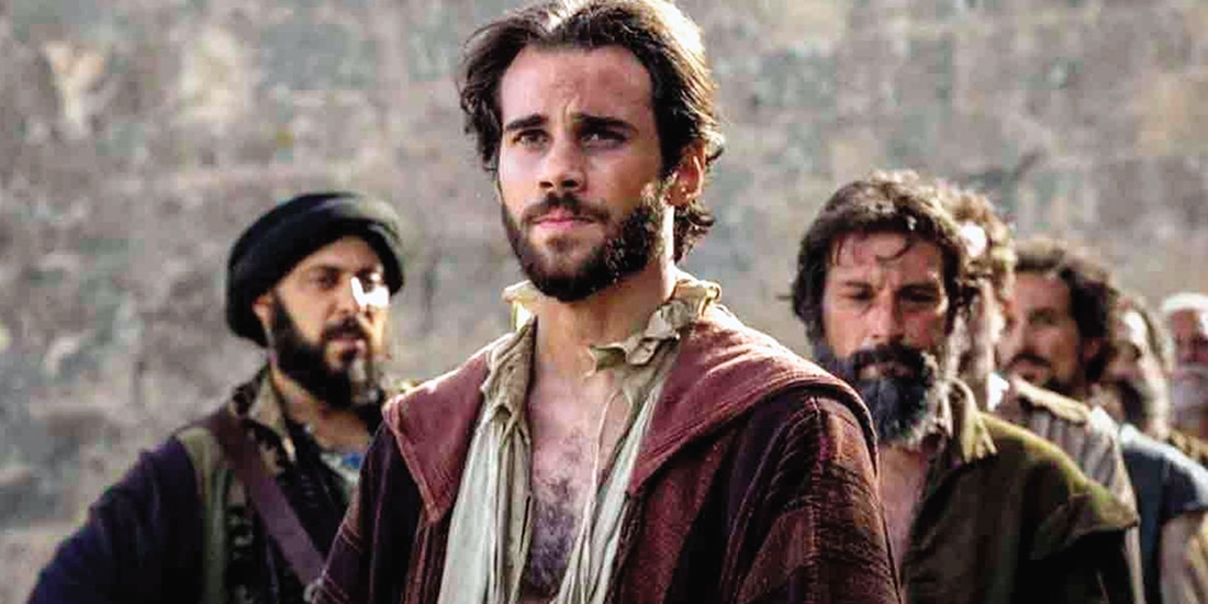 Julio Peña, el actor nacido en San Sebastián interpreta a Miguel de Cervantes.