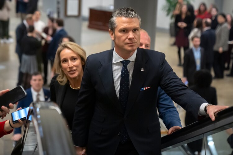 Pete Hegseth, candidato a la Secretaría de Defensa de EU, el pasado 4 de diciembre.