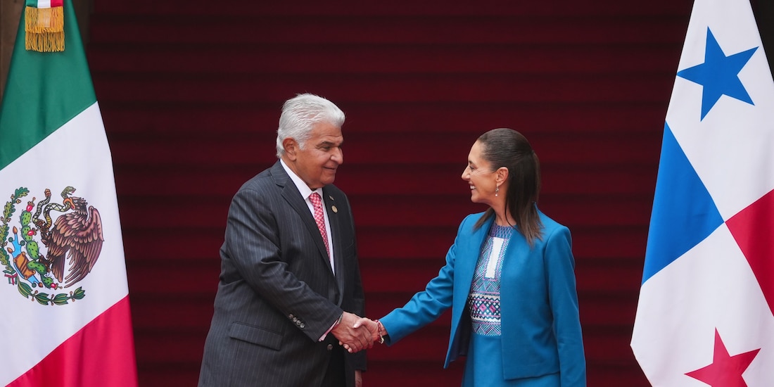 Saludo de mandatarios.