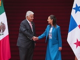 Saludo de mandatarios.