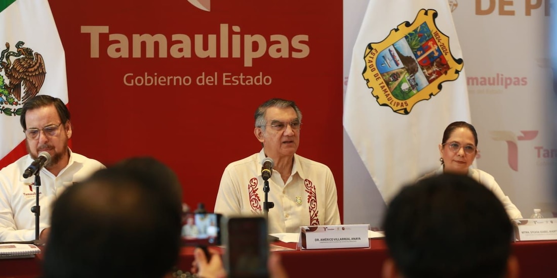 En la imagen, el Gobernador, Américo Villarreal.