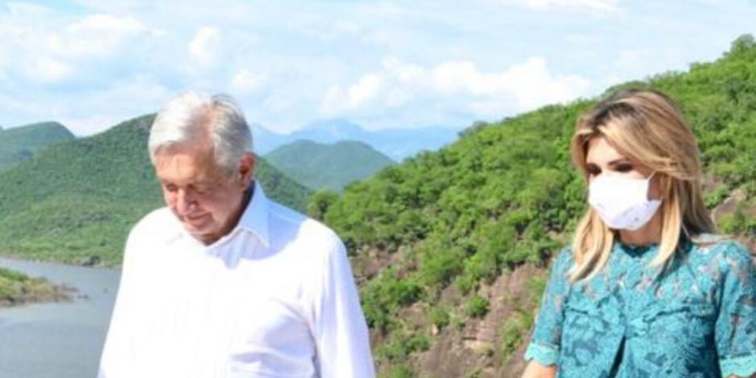 El presidente Andrés Manuel López Obrador y la gobernadora de Sonora Claudia Claudia Pavlovich