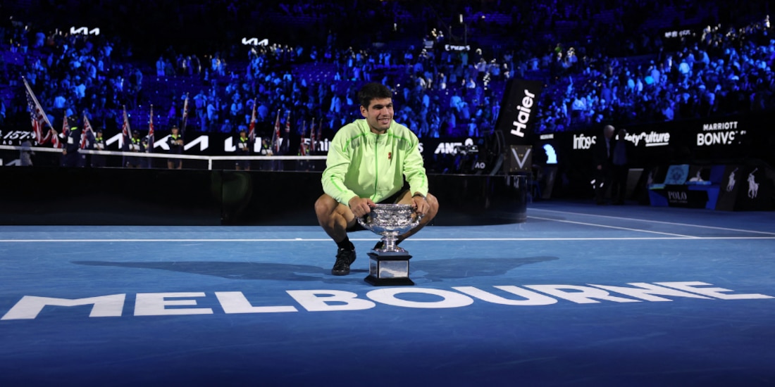 Carlos Alcaraz se convirtió en el tenista más joven en ganar los cuatro Grand Slams.