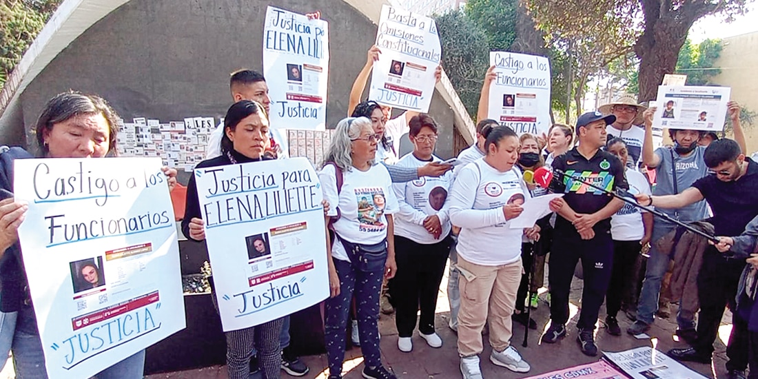 El Colectivo de búsqueda en un mensaje, el miércoles