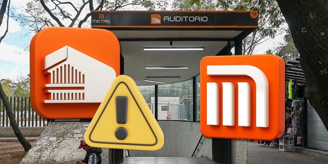 Cierra estación Auditorio de la Línea 7 del Metro CDMX hasta nuevo aviso.