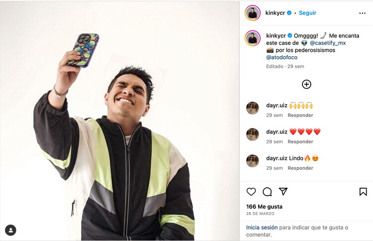 Cristian Arteaga “Kinky” persigue sus sueños.