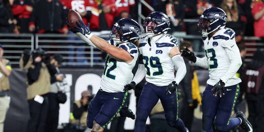 Los Seahawks vencieron a los 49ers para convertirse en el primer sembrado de la Conferencia Nacional en los playoffs de la NFL.