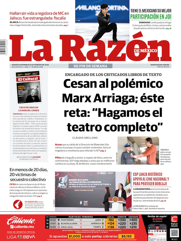 La Razón 14 Febrero 2026