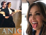 Thalía presume en Instagram su casa inundada y recrea "Titanic"