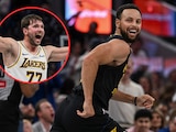 Stephen Curry durante el partido ante los Lakers.