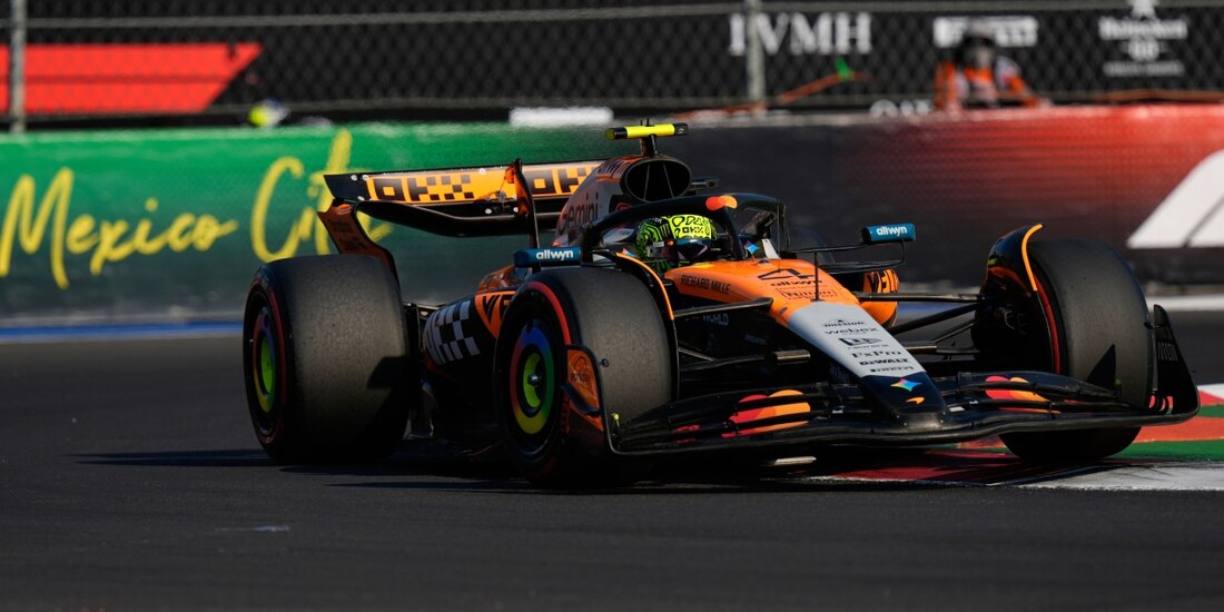 Lando Norris en el GP de México de F1