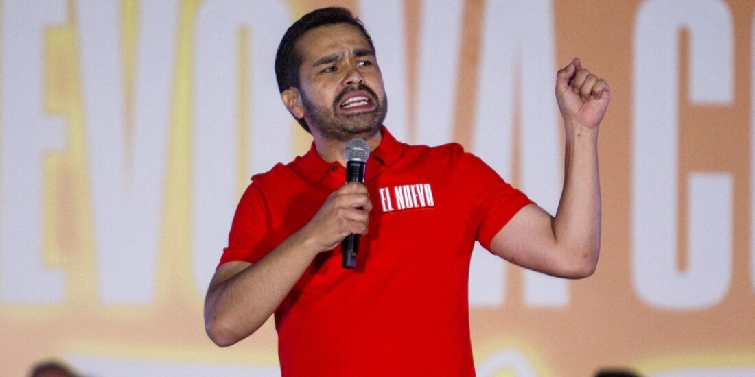 Jorge Álvarez Máynez, precandidato presidencial por Movimiento Ciudadano