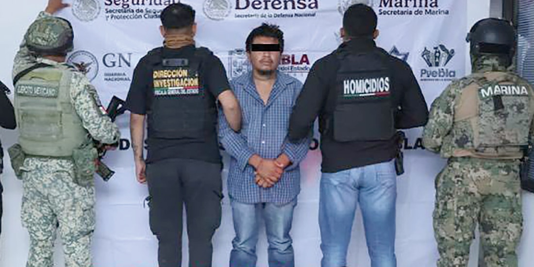 EL DETENIDO, identificado como Juan Manuel “N”, presentado ayer.