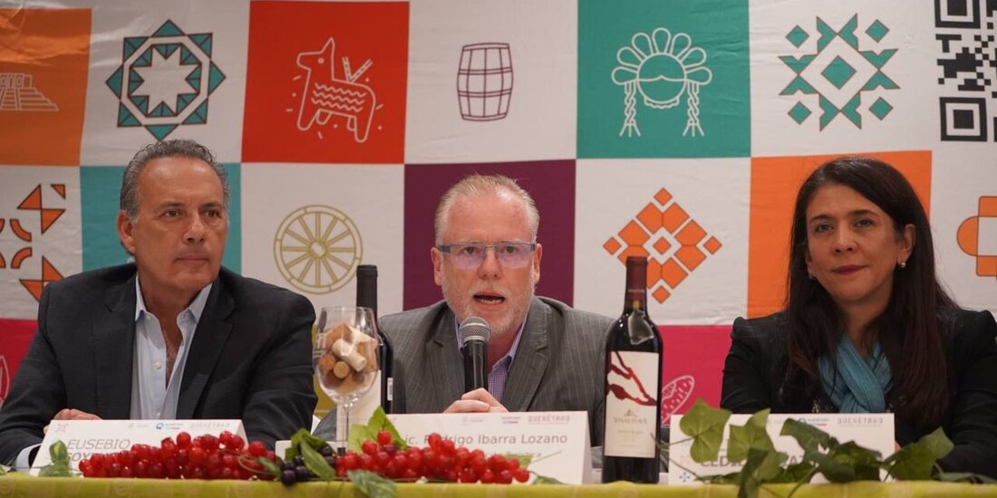 Presentación del Festival del Vino Queretano 2023. 