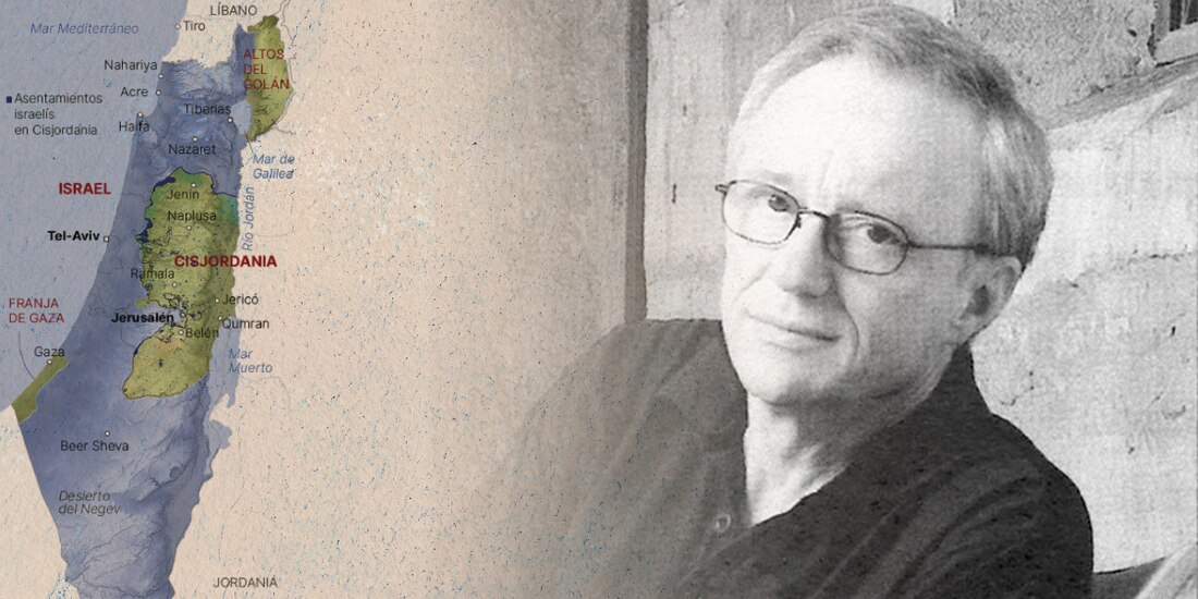 Mapa de Israel y David Grossman