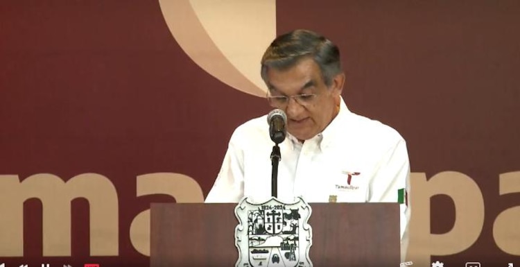Américo Villarreal, gobernador de Tamaulipas.