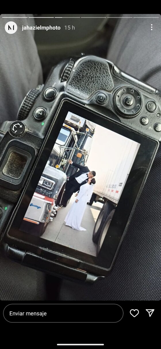 Los novios sacaron lo mejor de sí para estas fotos