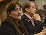 La experta, en octubre de 2015, durante una audiencia en EU por el caso Iguala.