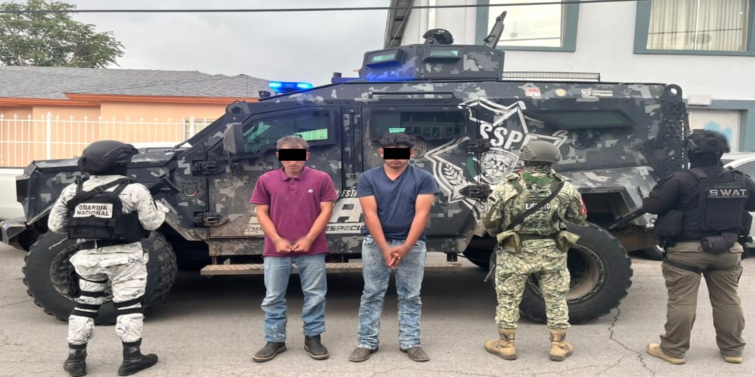 Personas detenidas en Chihuahua por presuntos delitos.