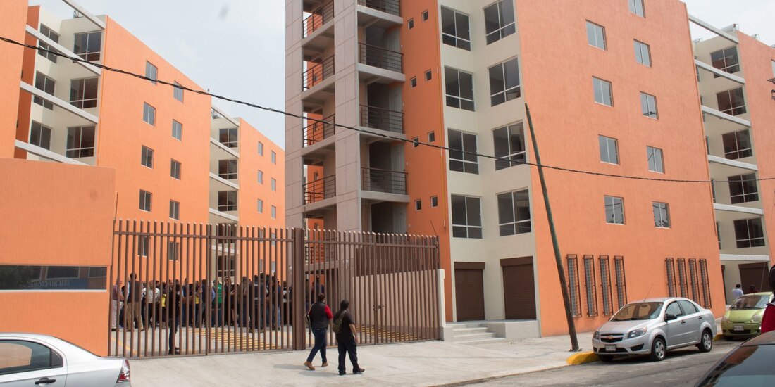 Edificios del Invi en la Ciudad de México