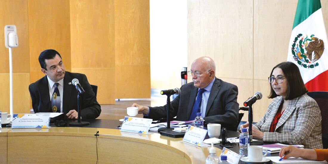 El titular de la ASF, David Colmenares, en un informe de la OCDE, el 26 de octubre.