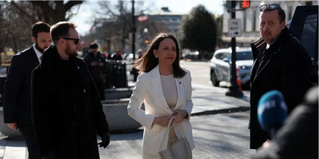 La opositora venezolana.