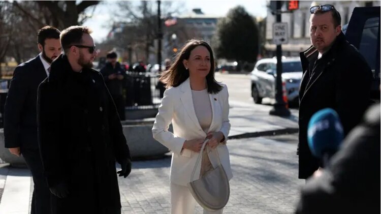 La opositora venezolana.