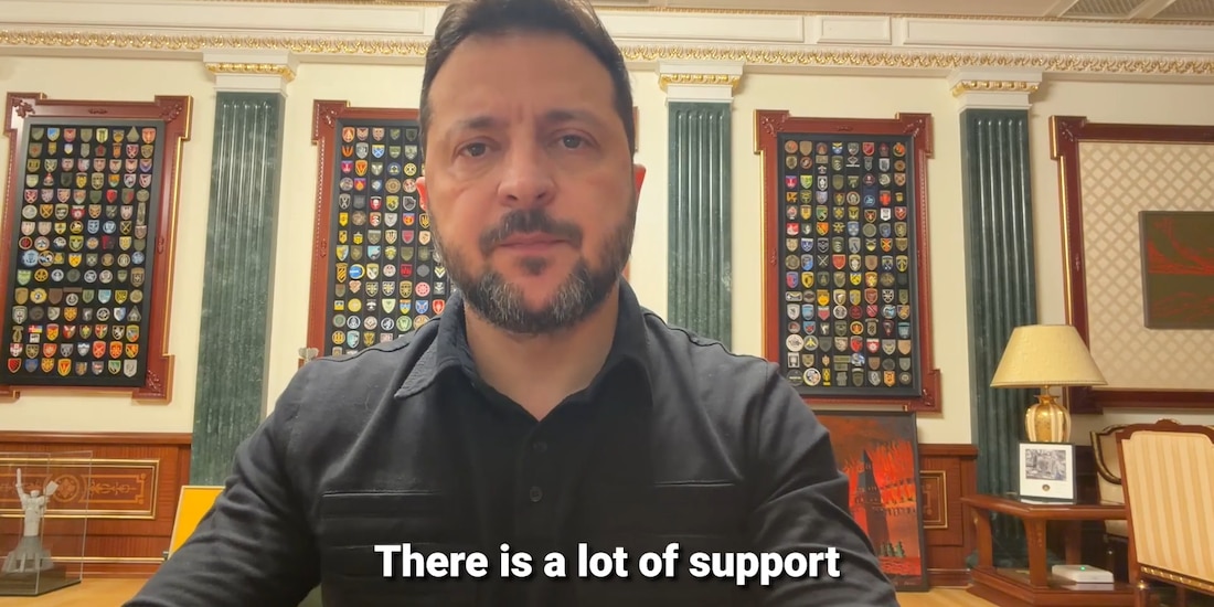 Volodímir Zelenski, presidente de Ucrania, publicó mensaje sobre el "alto el fuego energético" que anunció Trump.