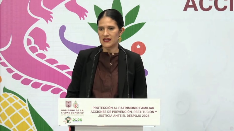 La fiscal de la Ciudad de México, Bertha Alcalde Luján, el 5 de agosto de 2026.