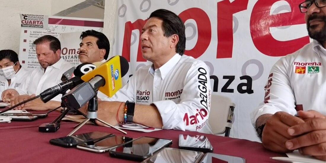 Mario Delgado, dirigente nacional de Morena.