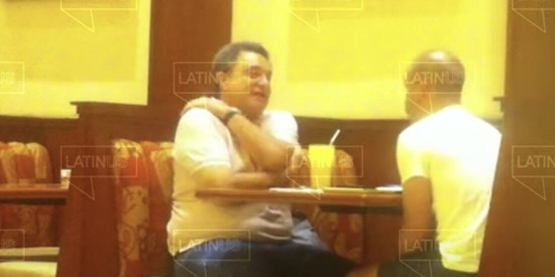 A la izquierda, Pío López; a la derecha, David León